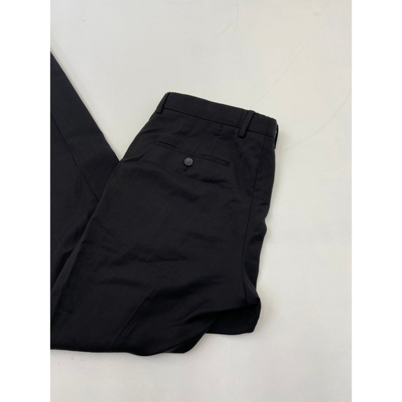 Hugo Boss Men's 100% Wool Pants Black Size 32R - Picture 2 of 5